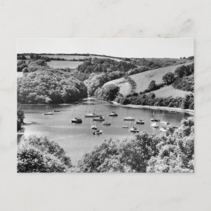 Percuil River Cornwall Postkarte