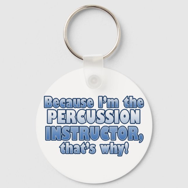 Percussion Instructor Keychain Schlüsselanhänger (Vorderseite)