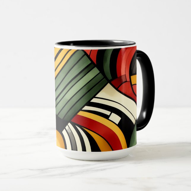 Percussion-Rhythmen Tasse (VorderseiteRechts)