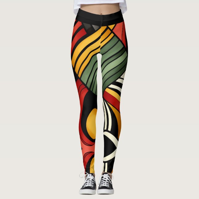 Percussion Rhythms Leggings (Vorderseite)