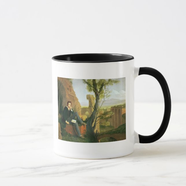 Percy Bysshe Shelley 1845 Tasse (Rechts)