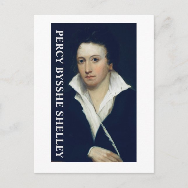 Percy Bysshe Shelley Postkarte (Vorderseite)