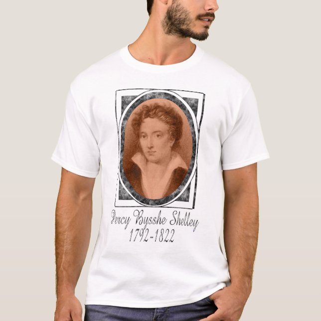 Percy Bysshe Shelley T-Shirt (Vorderseite)
