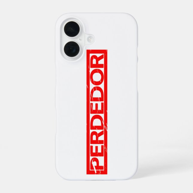 Perdedor Briefmarke iPhone 16 Hülle (Rückseite)