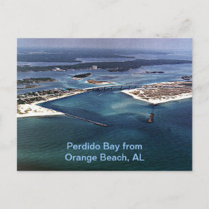 Perdido Bay von Orange Beach, AL Postkarte