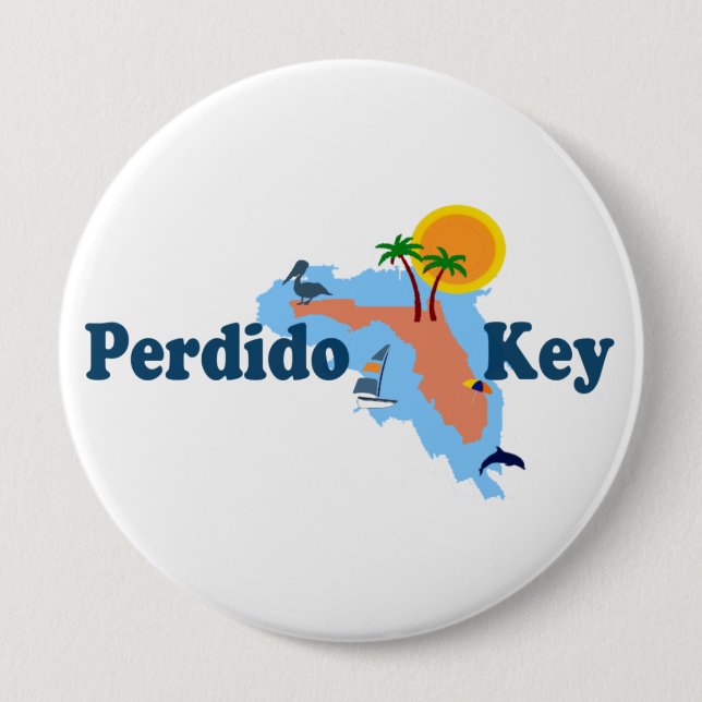 Perdido Schlüssel Button (Vorderseite)