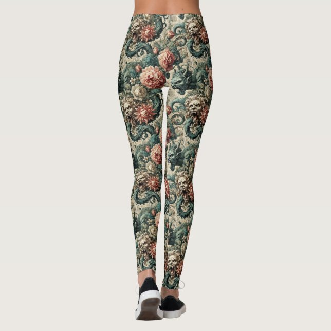 Perditionshistorie - Gotik Viktorianisch Leggings (Rückseite)