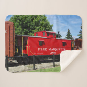 Pere Marquette-Bahnwärterwagen Sherpa-Decke Sherpadecke