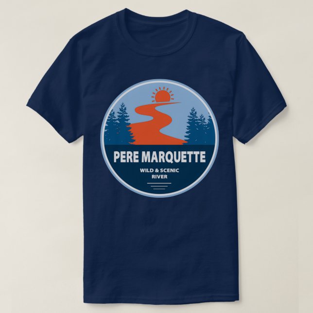 Pere Marquette Wild and Scenic River T-Shirt (Design vorne)