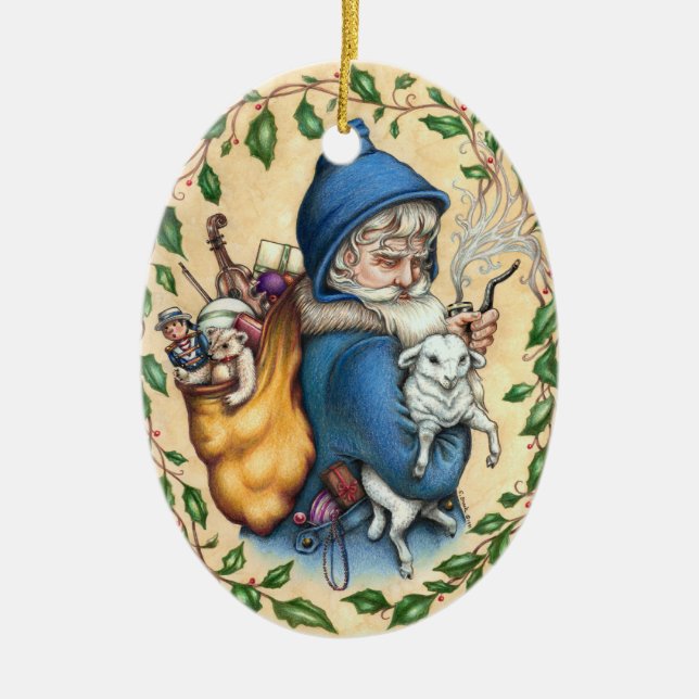 Pere Weihnachten VATHER CHRISTMAS ORNAMENT (Vorne)