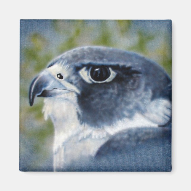 Peregrine-Airbrush Magnet (Vorne)