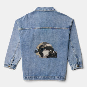 Peregrine Falcon Bird Art Jeansjacke