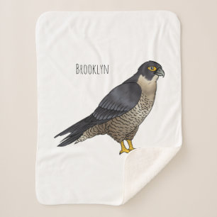 Peregrine falcon bird Cartoon Illustration Sherpadecke