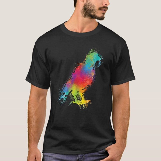 Peregrine Falcon Bird Entenhawk Birdwatcher T-Shirt (Vorderseite)