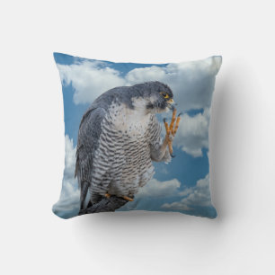 Peregrine Falcon entlang des Hudson River Kissen