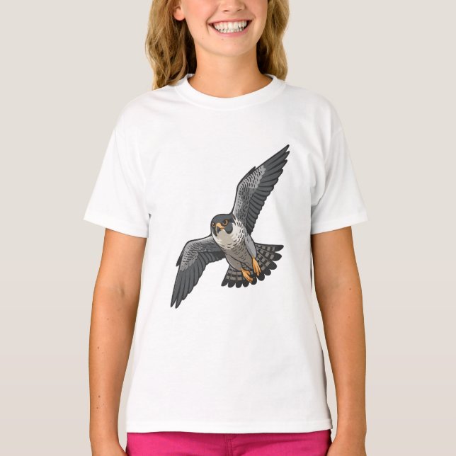 Peregrine falcon  Girls' T-Shirts (Vorderseite)