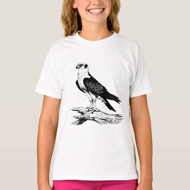Peregrine falcon  Girls' T-Shirts (Vorderseite)
