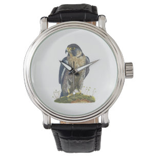 Peregrine Falcon Leather Armbanduhr