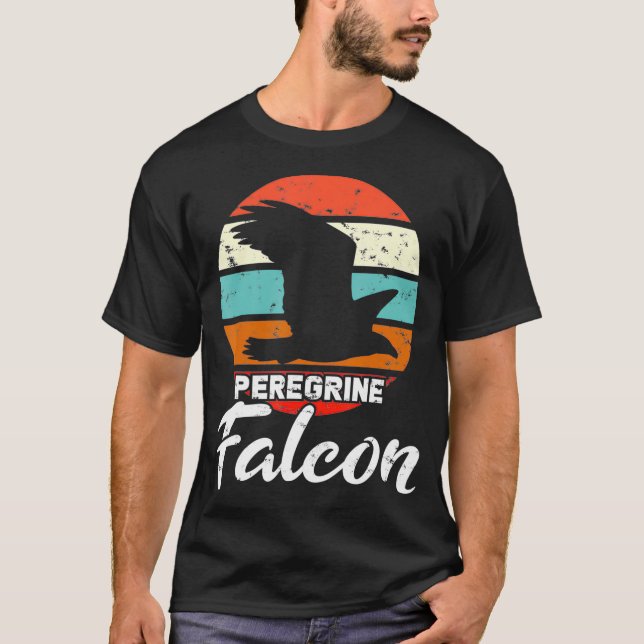 Peregrine Falcon Vintage Peregrine Falcon T-Shirt (Vorderseite)