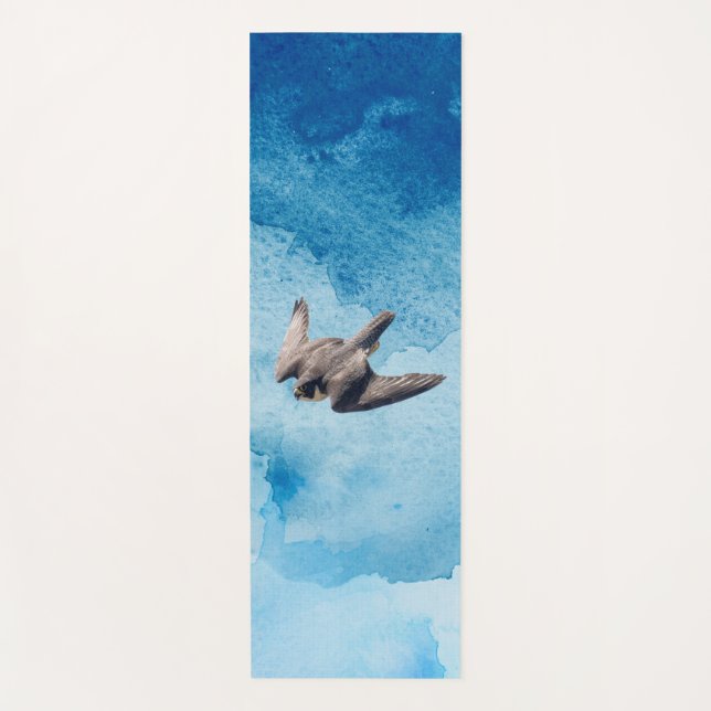 peregrine falcon   yogamatte (Vorderseite)