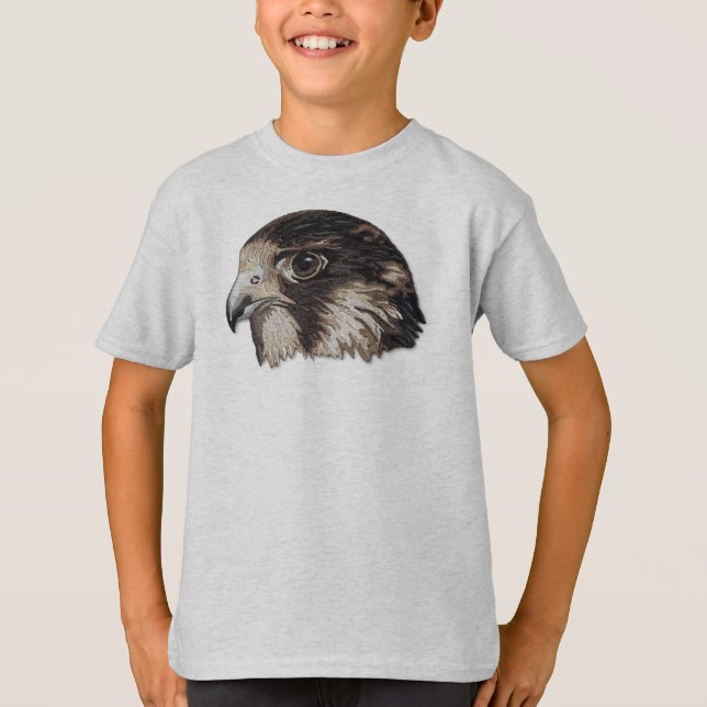 Peregrine Imitate Stickerei T-Shirt (Vorderseite)
