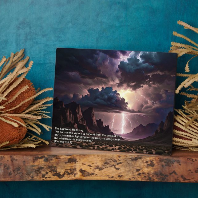 Perek Shira - LIghtning Fotoplatte (Seite)