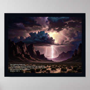 Perek Shirah - LIghtning Poster