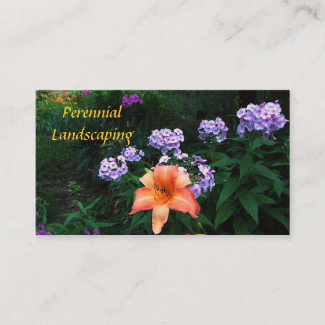 Perennial Landscaping Visitenkarte (Vorderseite)