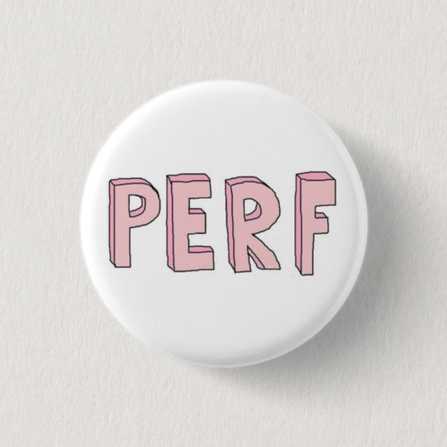Perf-Knopf Button (Vorderseite)