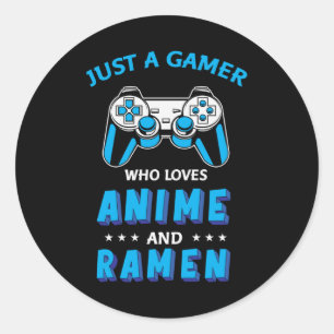 Perfect Anime, Video Games & Ramen Runder Aufkleber