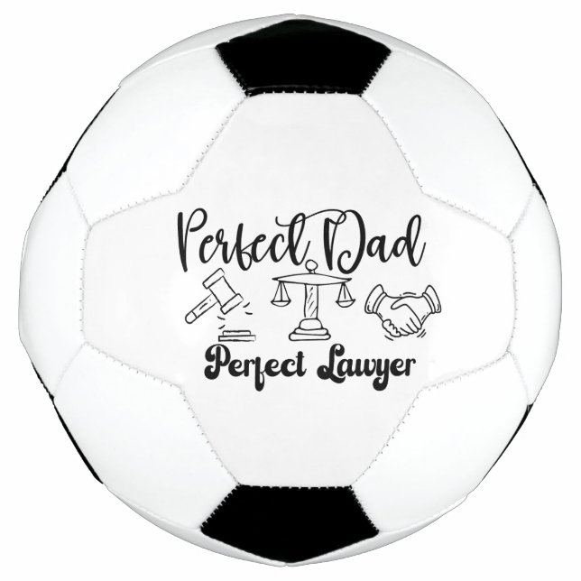 Perfect Dad, Perfect Lawyer Soccer Ball (Vorderseite)