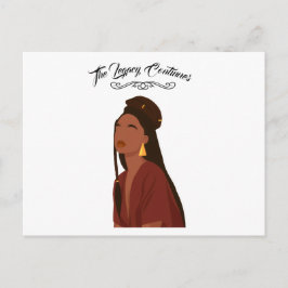 Perfect for Black History Month 2026 celebration Postkarte