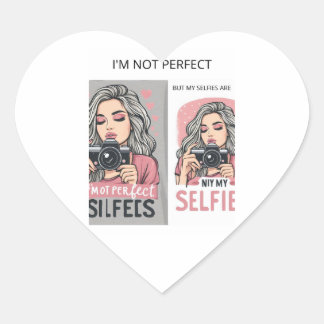 Perfect Girl Herz-Aufkleber
