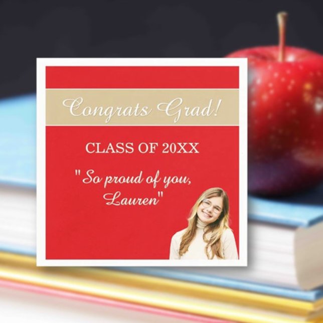 Perfect Graduation Congrats  Serviette (Von Creator hochgeladen)