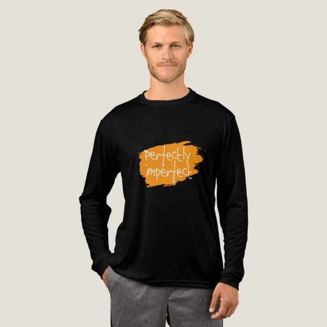 Perfect Imperfect – Flawed by Design Tri-Blend Shirt (Volle Vorderseite)