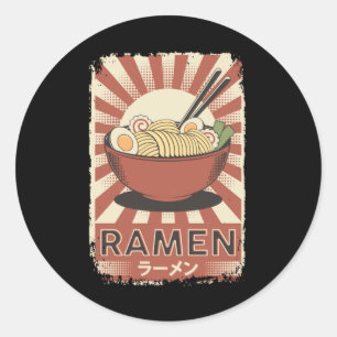 Perfect Japanese Ramen Food   Ramen Lover Runder Aufkleber