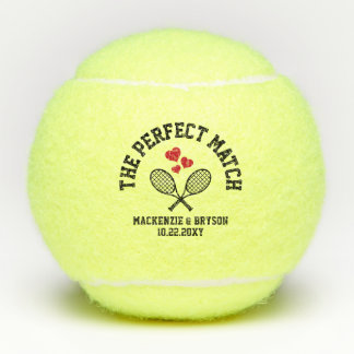 Perfect Match Brautparty Bachelorette Favor Tennisbälle