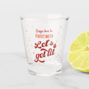 Perfect Match Junggeselinnen-Abschied Schnapsglas