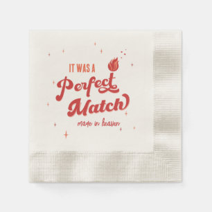 Perfect Match Junggeselinnen-Abschied Serviette