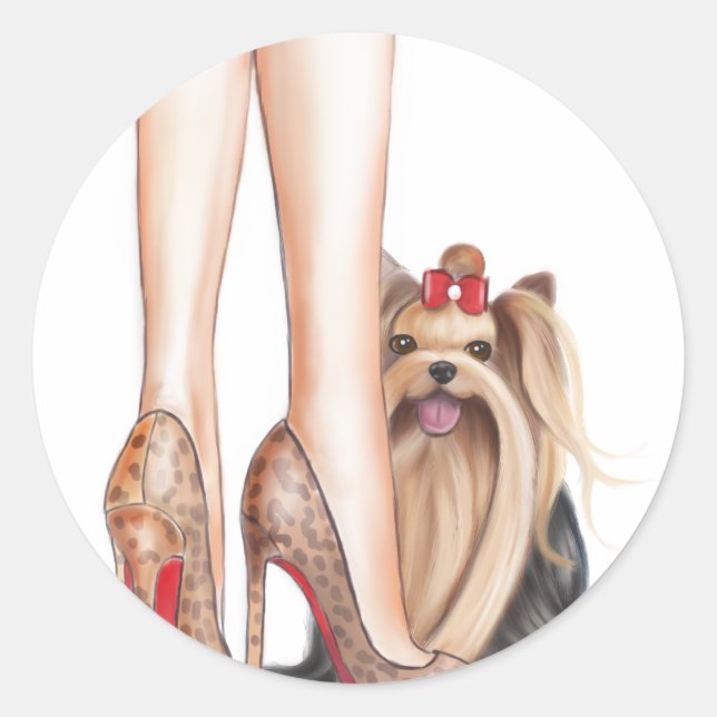 Perfect Match Runder Aufkleber (Vorderseite)