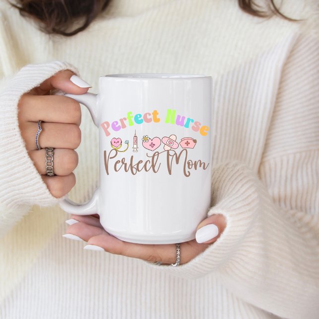 Perfect Nurse Women's Coffee Mug Kaffeetasse (Perfect Nurse, Perfect Mom coffee mug)
