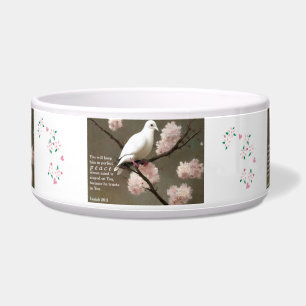 "Perfect Peace Dove" Isaiah 26:3 Keramik Planter, Napf