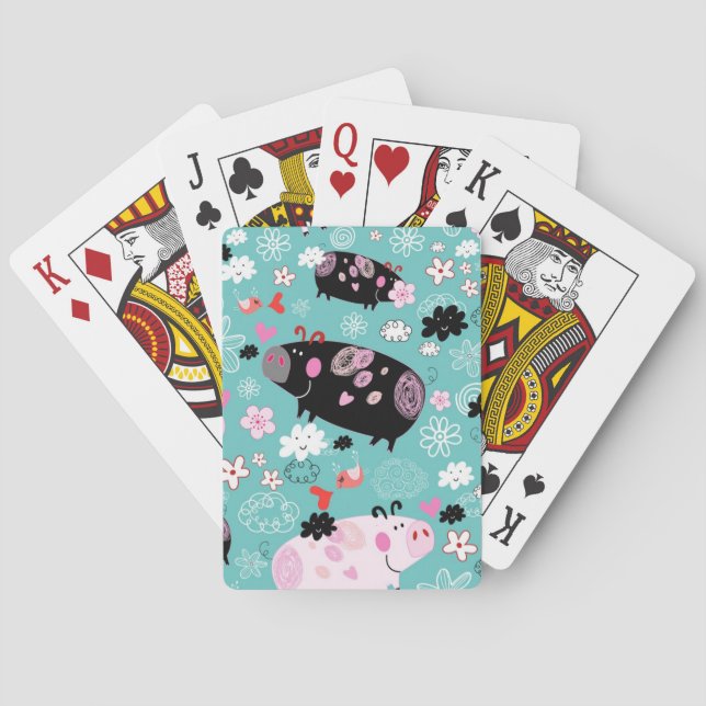 Perfect Piggies Playing Cards Spielkarten (Rückseite)