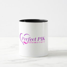 "Perfect Pik Homecare Logo-Tasse - Berufliches Bra Tasse