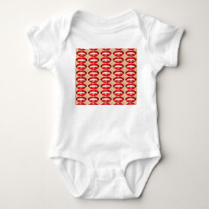 Perfect Smile Femme Fatale Pop Art Baby Strampler