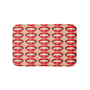 Perfect Smile Femme Fatale Pop Art Badematte