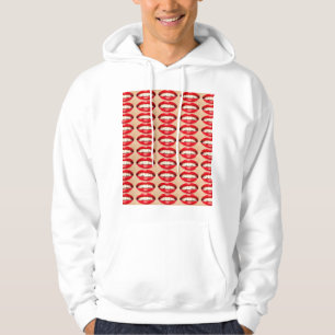 Perfect Smile Femme Fatale Pop Art Hoodie