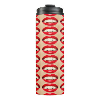 Perfect Smile Femme Fatale Pop Art Thermosbecher