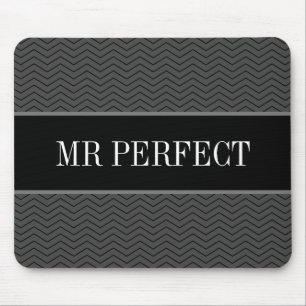 Perfect Vater elegantes zigzag Zickzack Stripe Ges Mousepad