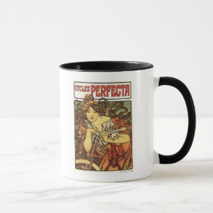 Perfecta Fahrräder mit Frauenwerbung Tasse